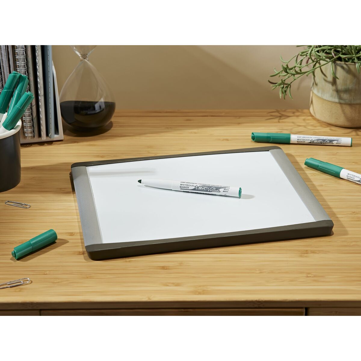 Carioci Bic Pocket 1741 Tablă albă Rotundă Verde (12 Unități) - Birou și papetărie, Pixuri, creioane și articole de scris