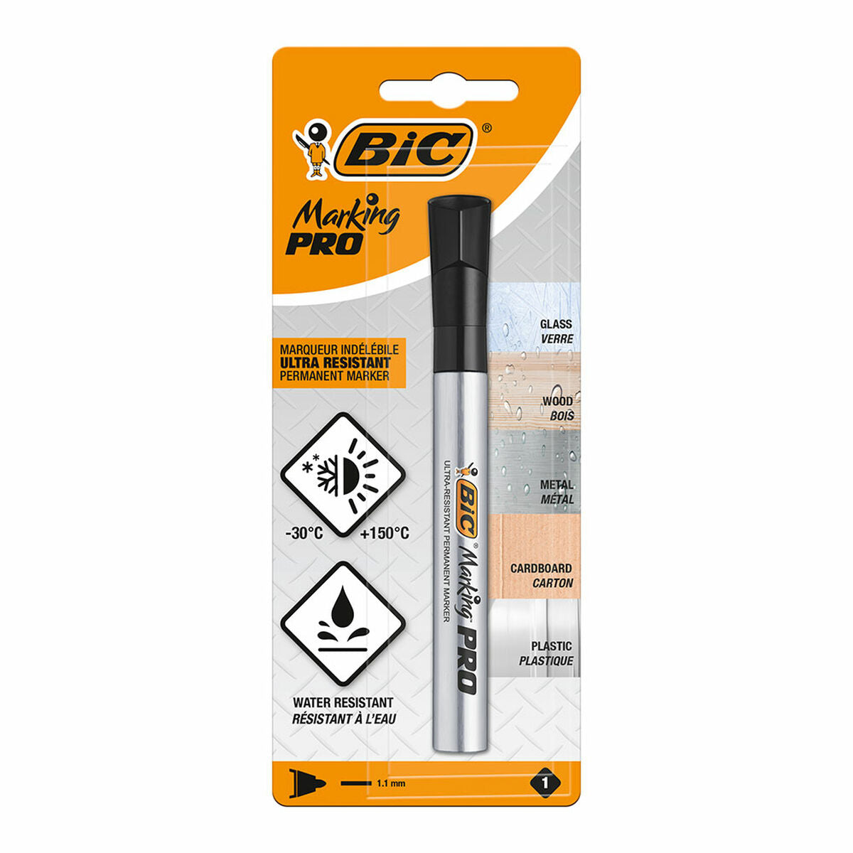 Marker permanent Bic - Birou și papetărie, Pixuri, creioane și articole de scris