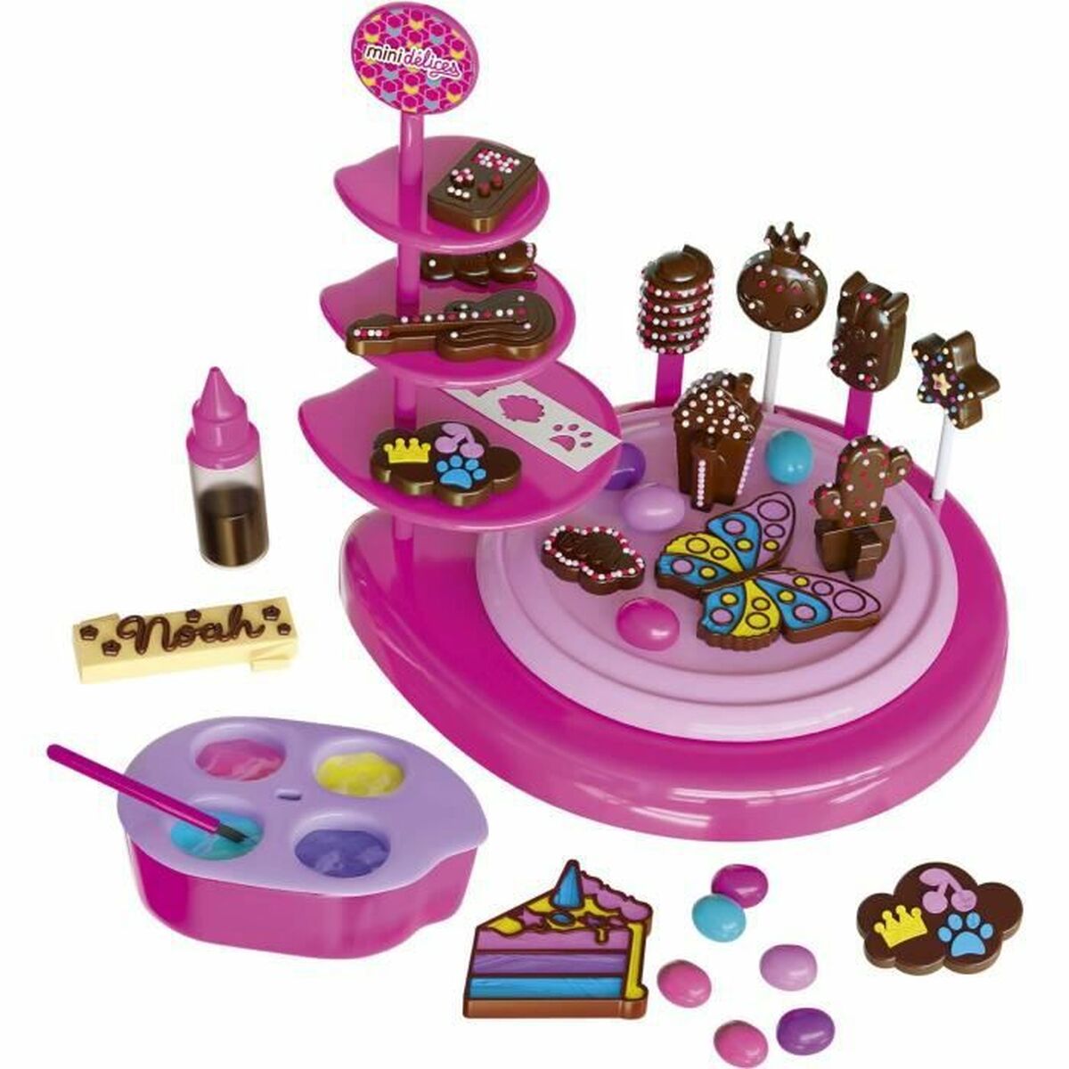 Set de Lucru Manual Lansay Mini Délices - 10 In 1 Chocolate Workshop Cofetărie - Jucarii si jocuri, Activități creative