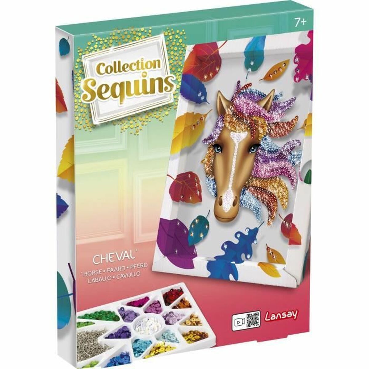 Set de Lucru Manual Lansay Collection Sequins Cheval (1 Piese) - Jucarii si jocuri, Activități creative