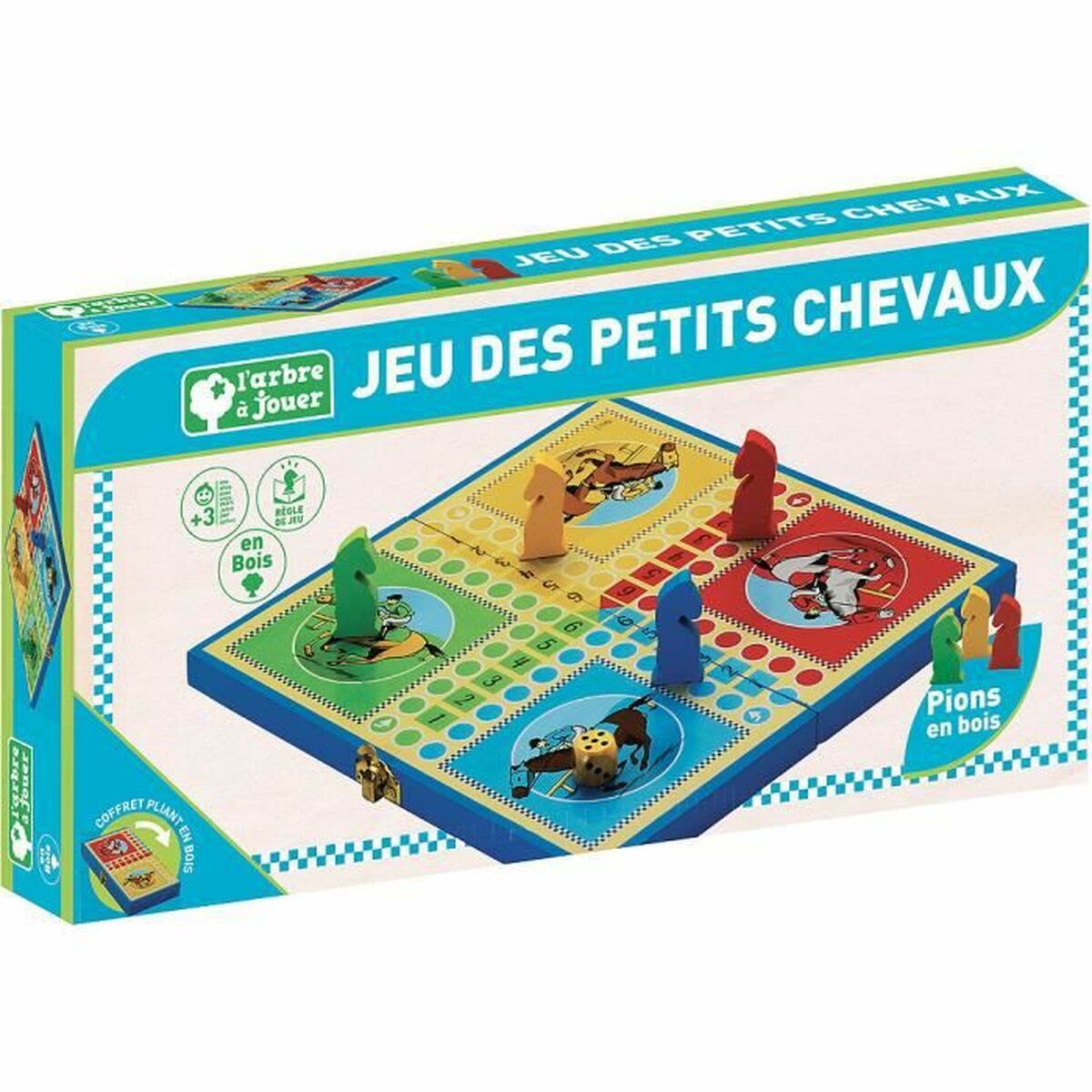 Joc de Masă L´Arbre a Jouer Jeu Des Petits Chevaux (FR) - Jucarii si jocuri, Jocuri și accesorii
