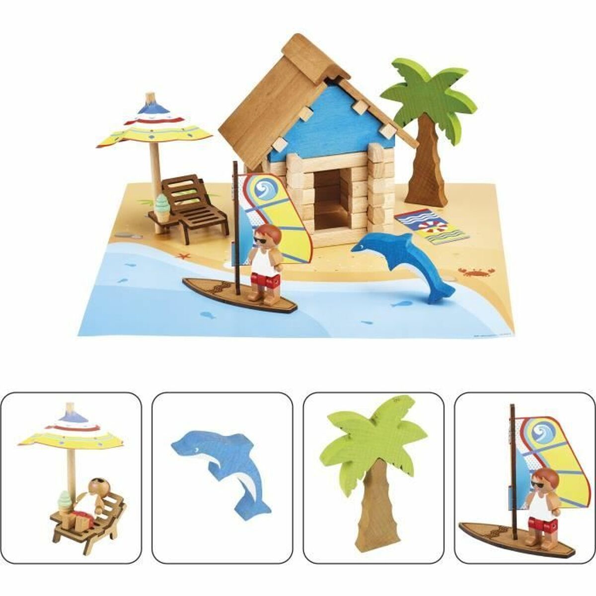 Set de Construcție Jeujura The Beach Hut - Jucarii si jocuri