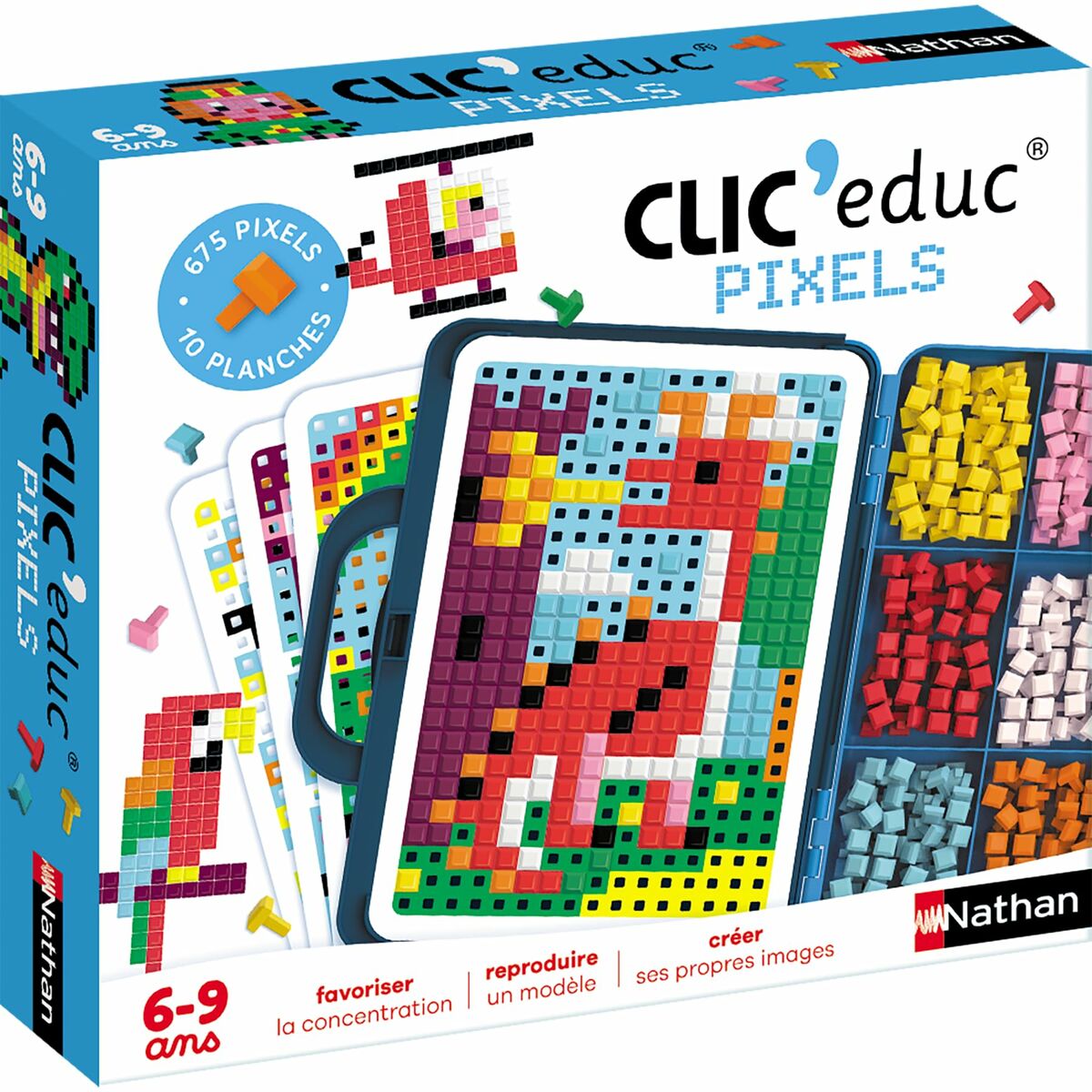 Joc de Masă Nathan Clic'educ pixels - Jucarii si jocuri, Jocuri și accesorii