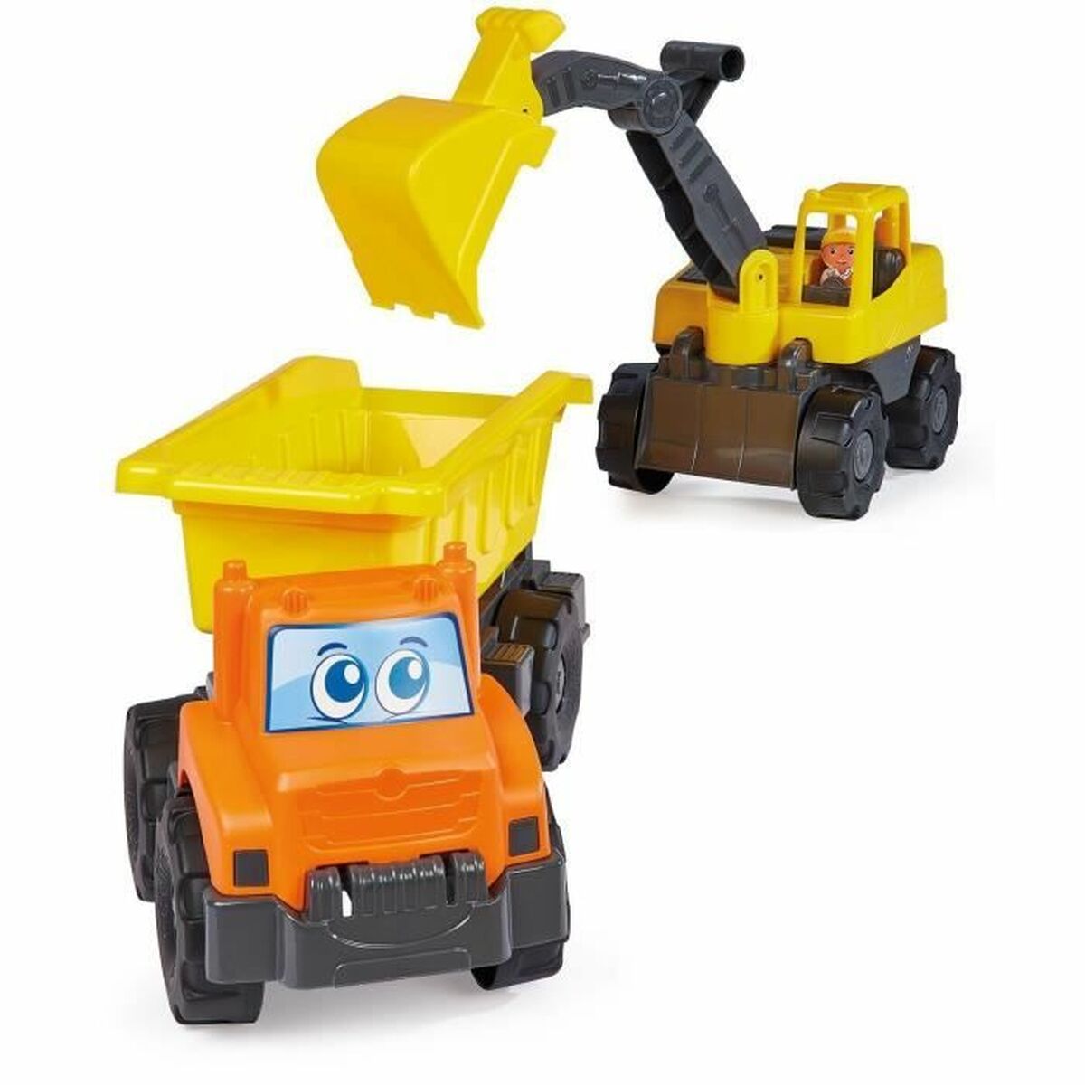 Camion cu Macara Ecoiffier 419 Galben - Jucarii si jocuri, În aer liber și sport