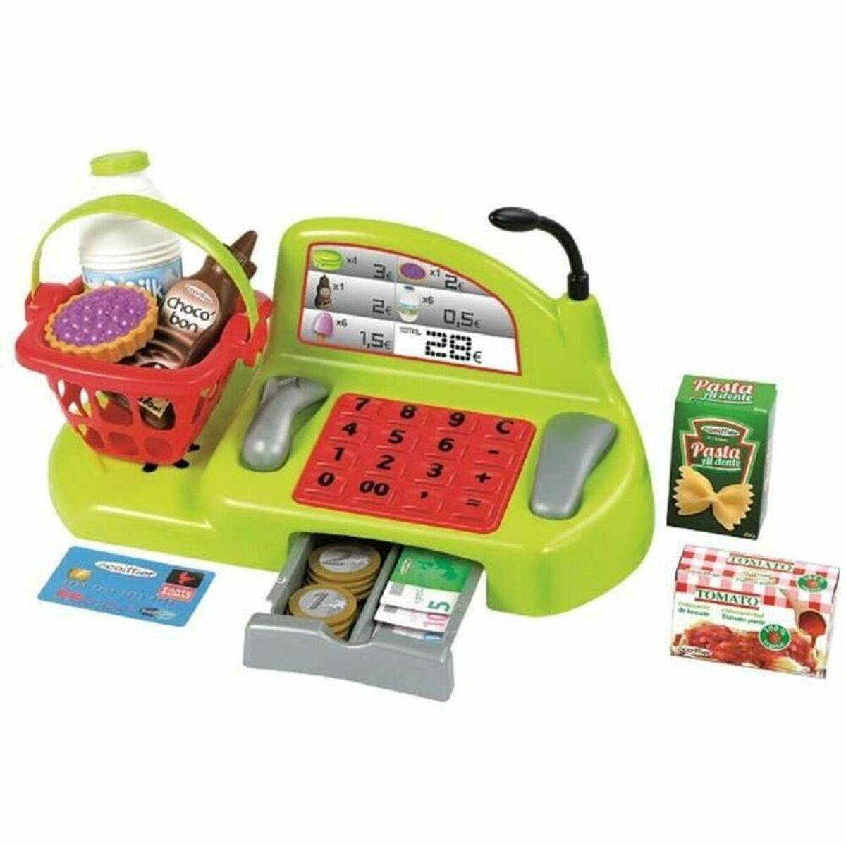 Supermarket de jucării Ecoiffier Cash Register - Jucarii si jocuri, Imitații de jocuri