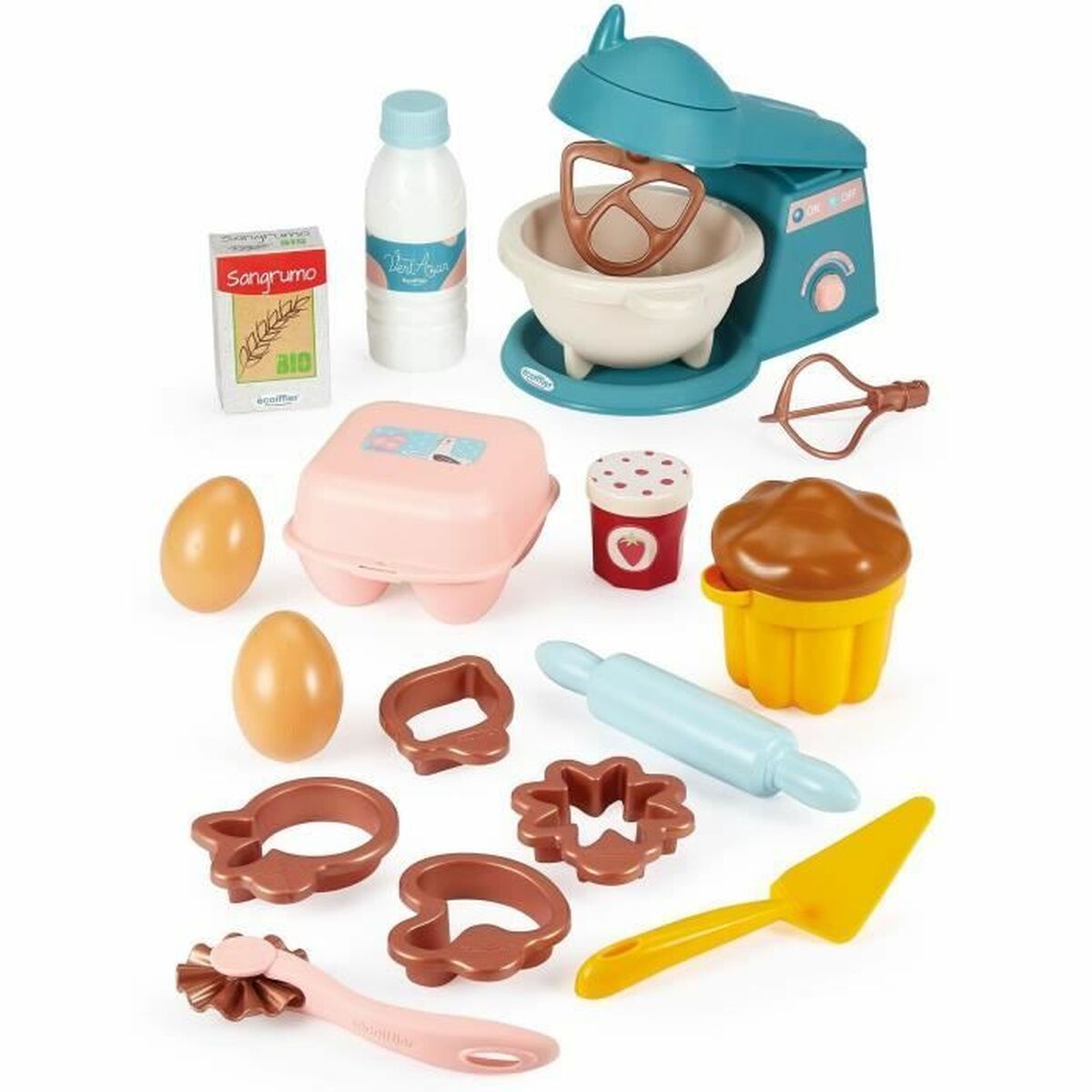 Set de feluri de mâncare Ecoiffier Delicious - Jucarii si jocuri, Imitații de jocuri