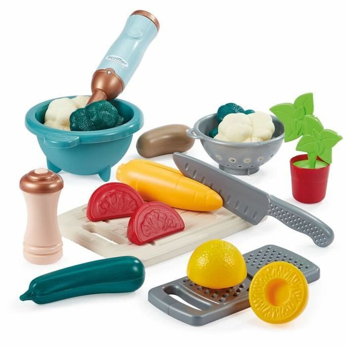 Set de feluri de mâncare Ecoiffier Delicious - Jucarii si jocuri, Imitații de jocuri