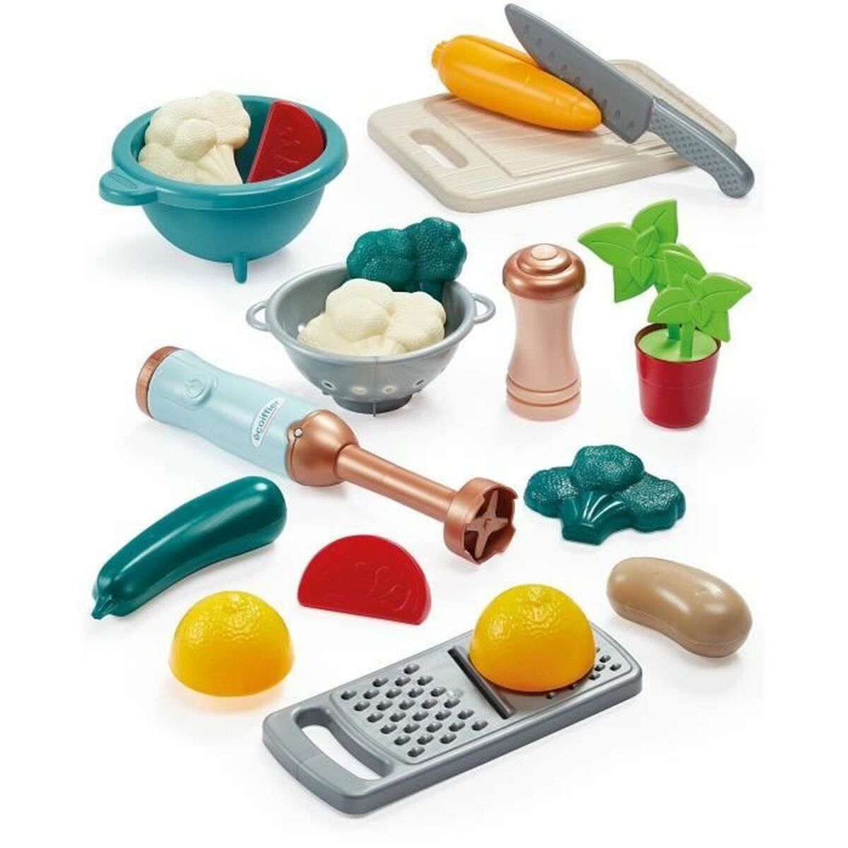 Set de feluri de mâncare Ecoiffier Delicious - Jucarii si jocuri, Imitații de jocuri