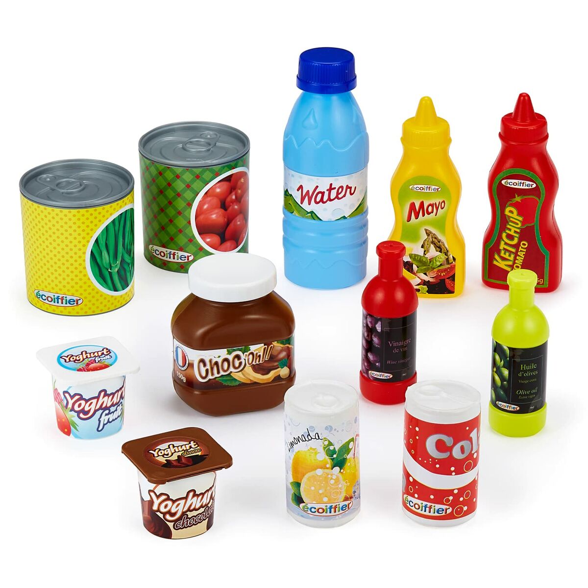 Set de feluri de mâncare Ecoiffier Food Box - Jucarii si jocuri, Imitații de jocuri