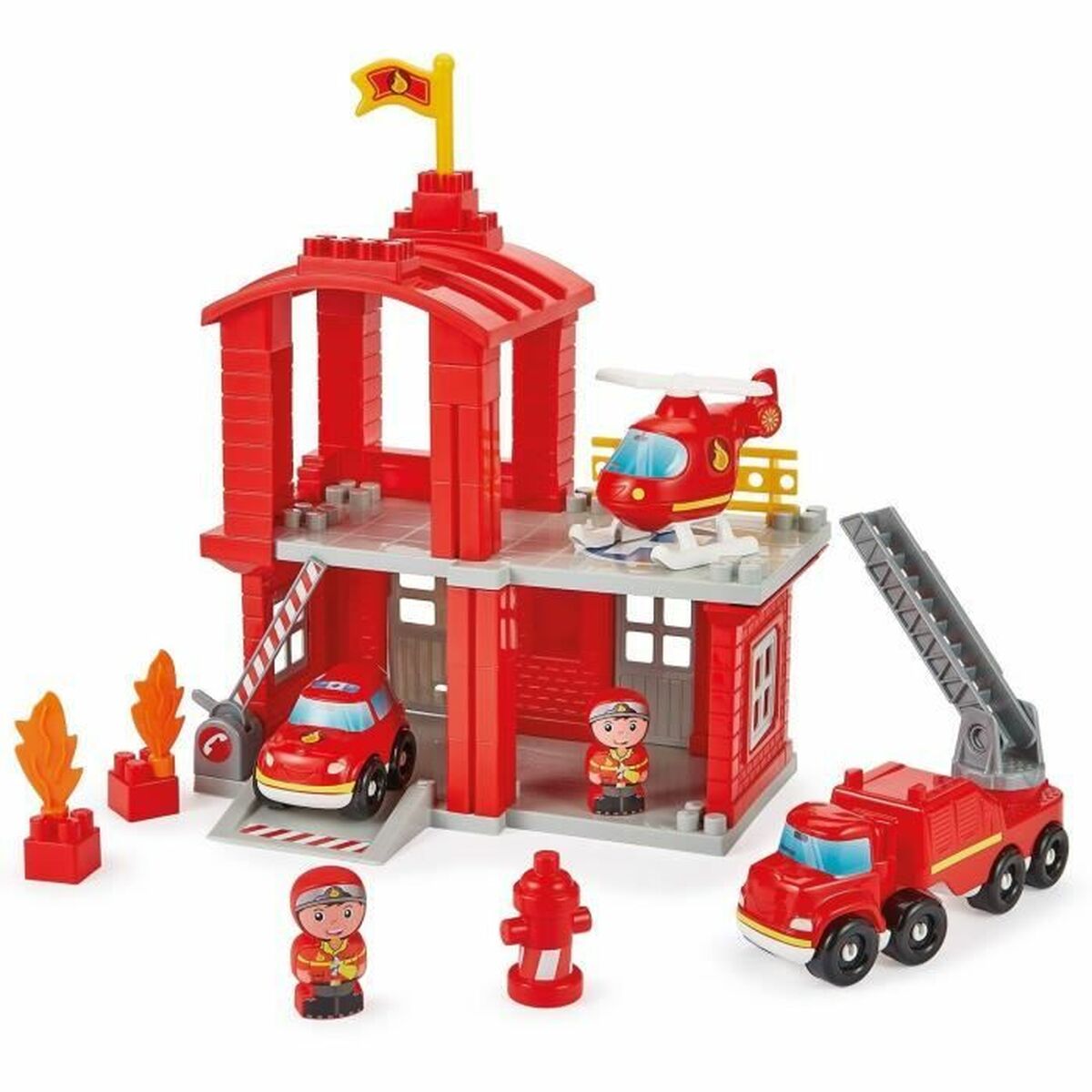 Set de Construcție Ecoiffier Fire Station - Jucarii si jocuri