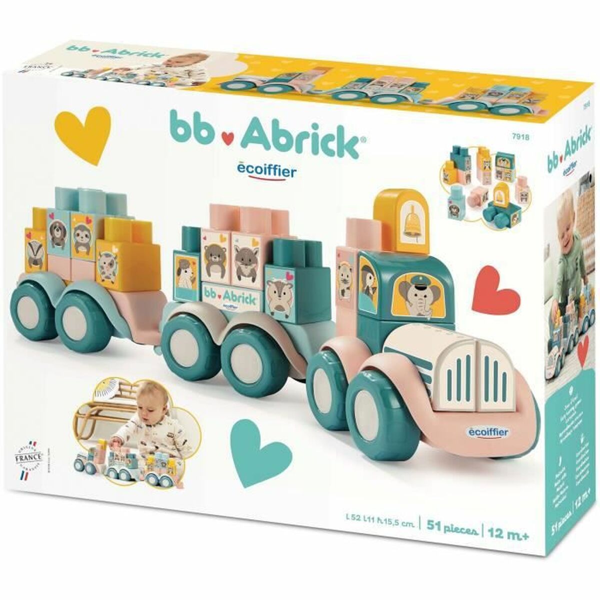 Playset Ecoiffier Train A Construre - Jucarii si jocuri, Păpuși și figurine