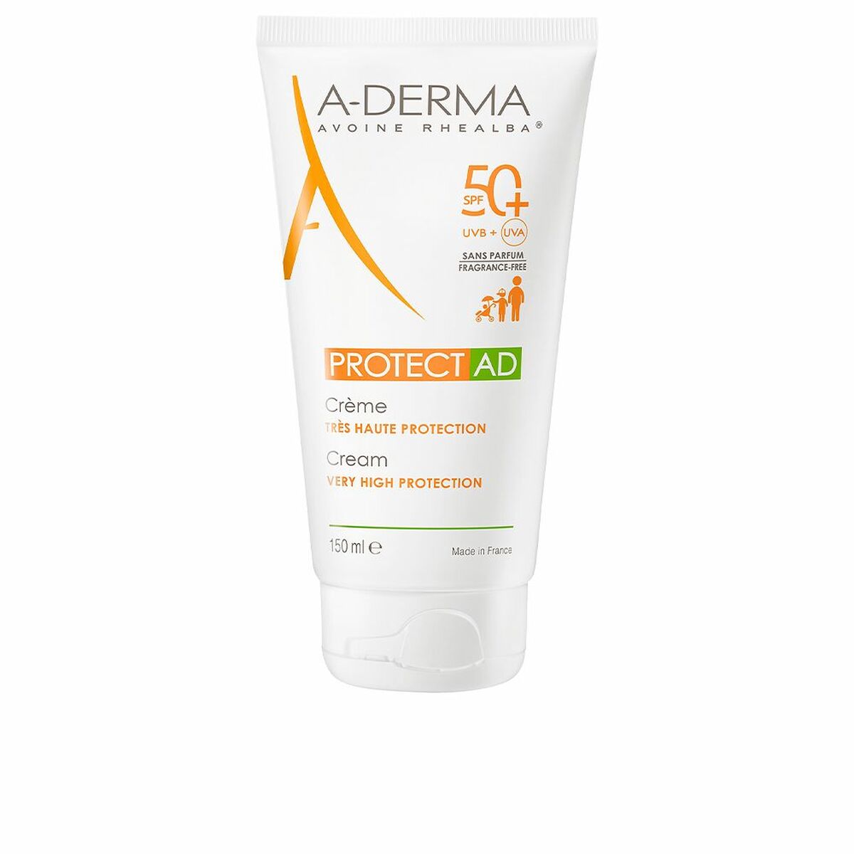 Protecție solară pentru copii A-Derma Protect Ad Spf 50 SPF 50+ 150 ml - Bebelus, Igienă și îngrijire