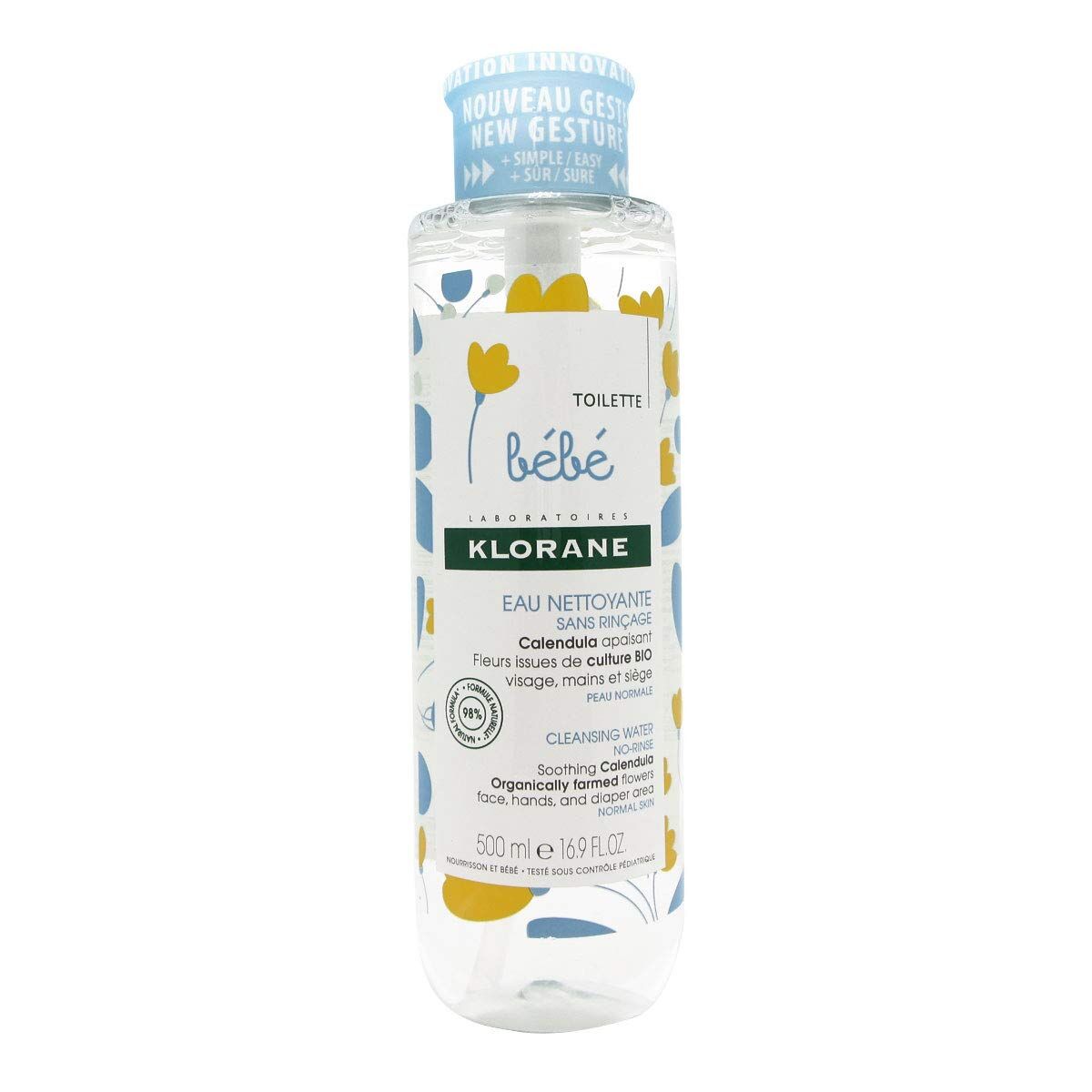 Apă de Curățare fără Clătire pentru Bebeluși Klorane Baby 500 ml - Bebelus, Igienă și îngrijire