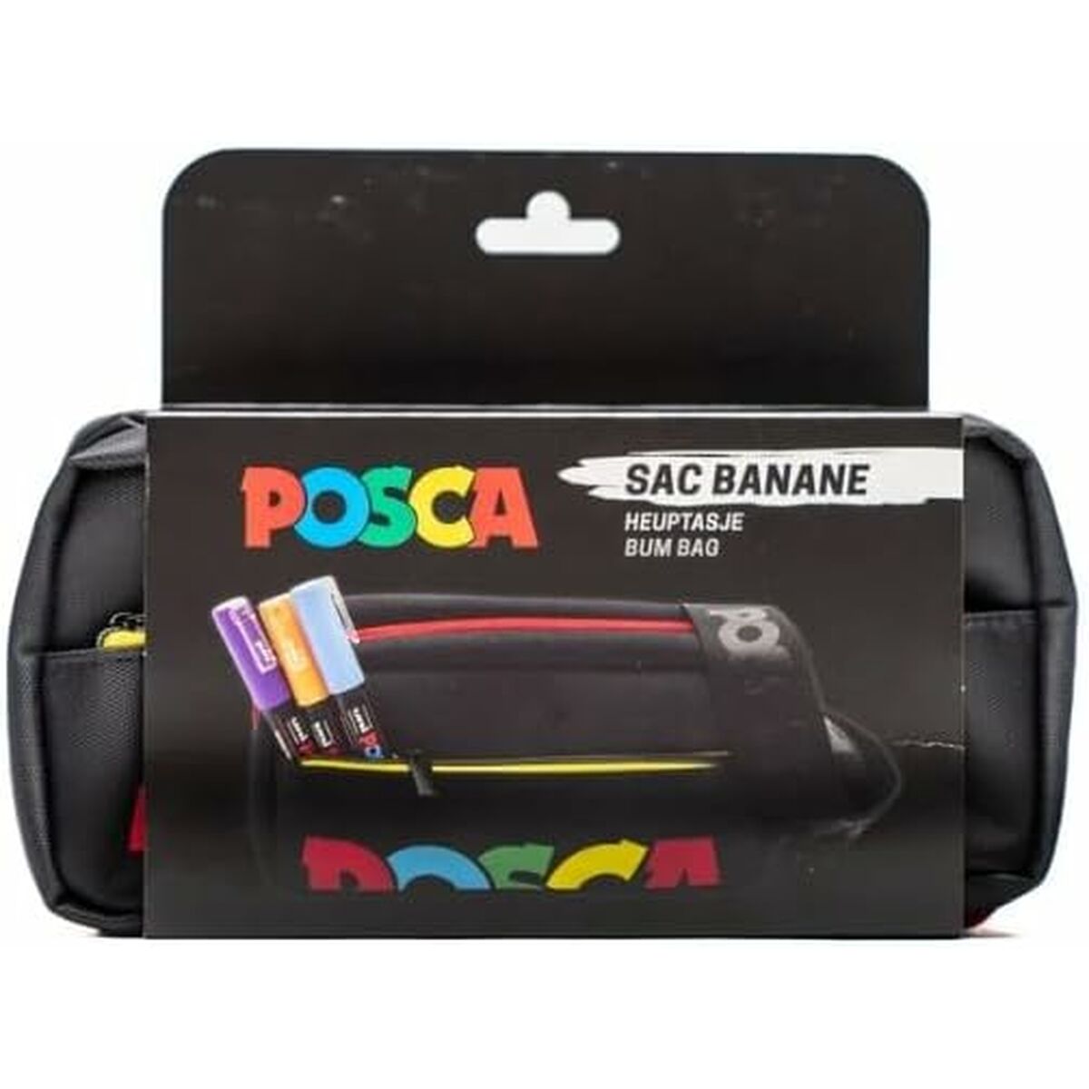 Geantă Universală POSCA Negru 5 x 23 x 18 cm - Birou și papetărie, Material școlar și educațional