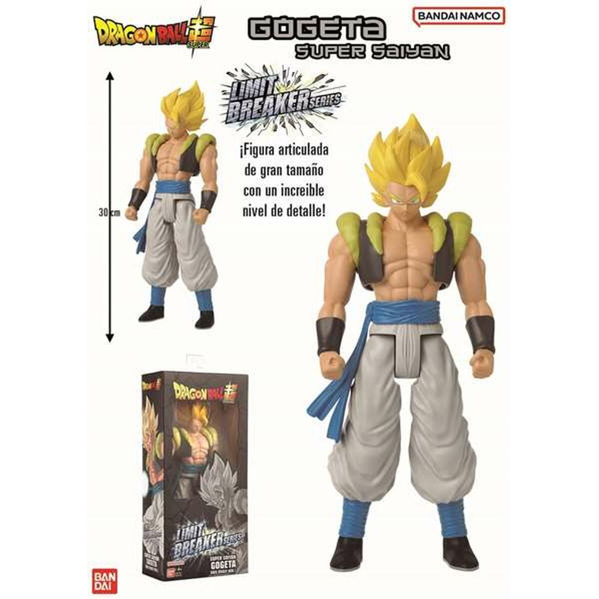 Figura îmbinată Bandai Limit Breaker Series Super Saiyan Gogeta 30 cm PVC - Jucarii si jocuri, Păpuși și figurine