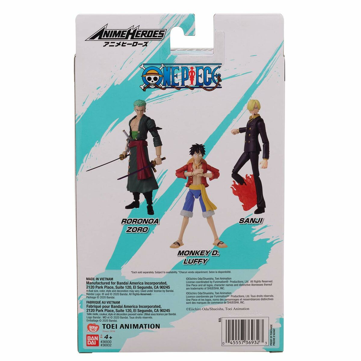Figura îmbinată One Piece Anime Heroes - Roronoa Zoro 17 cm - Jucarii si jocuri, Păpuși și figurine