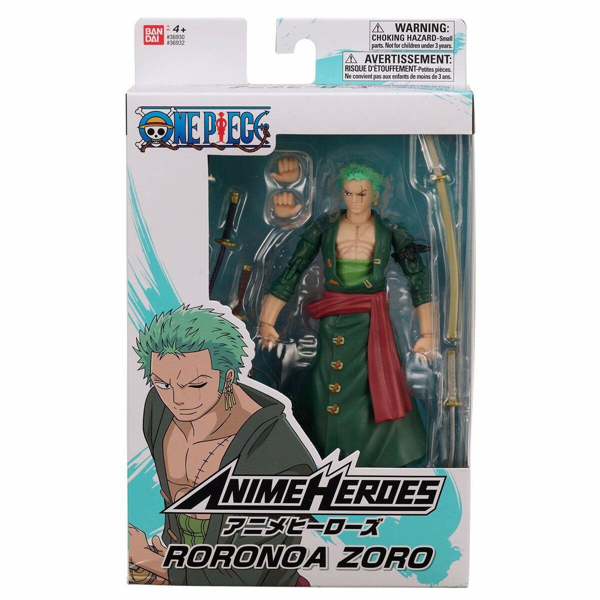 Figura îmbinată One Piece Anime Heroes - Roronoa Zoro 17 cm - Jucarii si jocuri, Păpuși și figurine