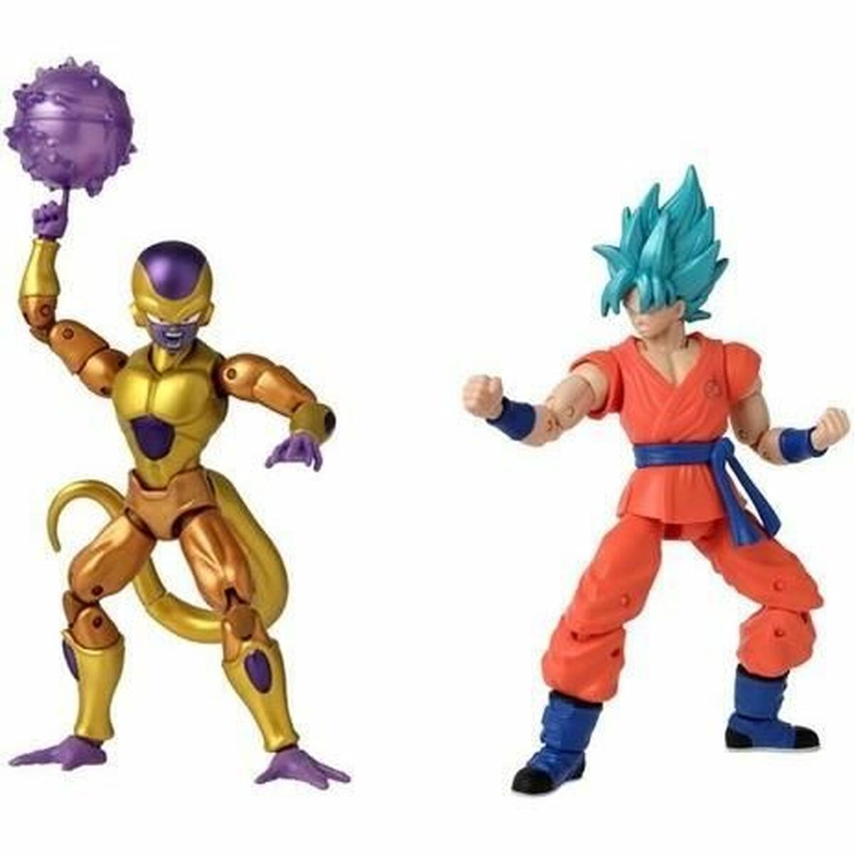 Figurine de Acțiune Dragon Ball Super Dragon Stars: Golden Frieza vs Super Saiyan Blue Goku 17 cm - Jucarii si jocuri, Păpuși și figurine