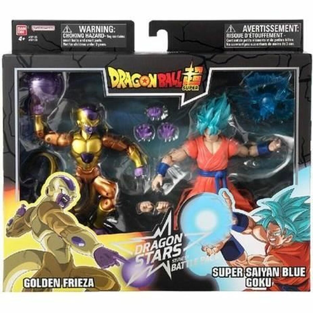 Figurine de Acțiune Dragon Ball Super Dragon Stars: Golden Frieza vs Super Saiyan Blue Goku 17 cm - Jucarii si jocuri, Păpuși și figurine