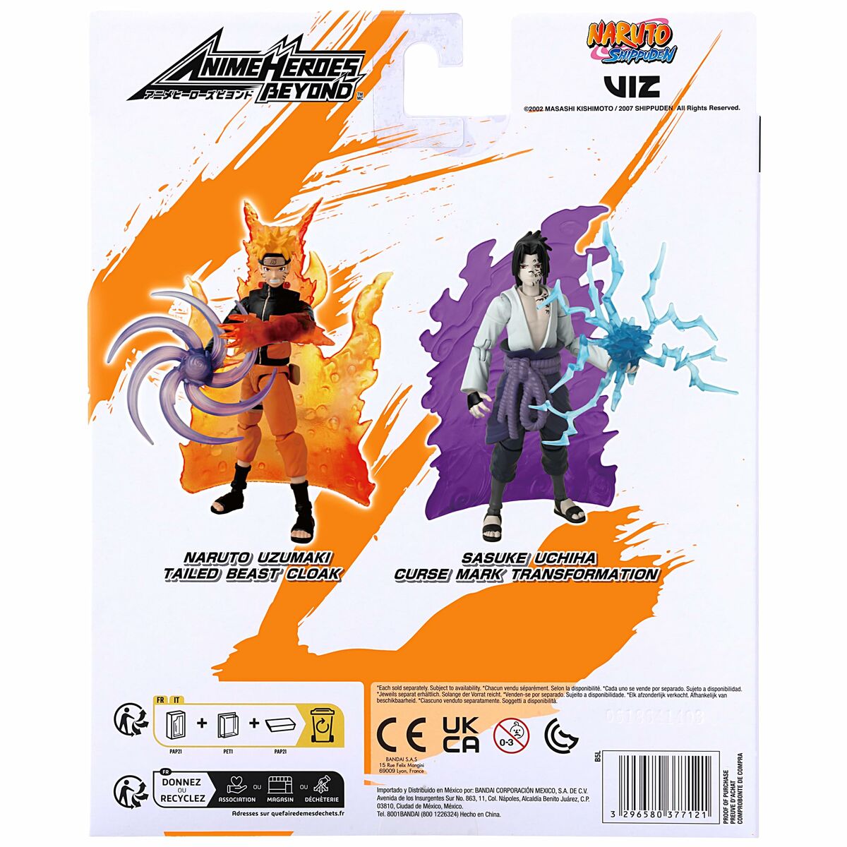 Figurine de Acțiune Naruto Shippuden Bandai Anime Heroes Beyond: Sasuke Uchiha 17 cm - Jucarii si jocuri, Păpuși și figurine