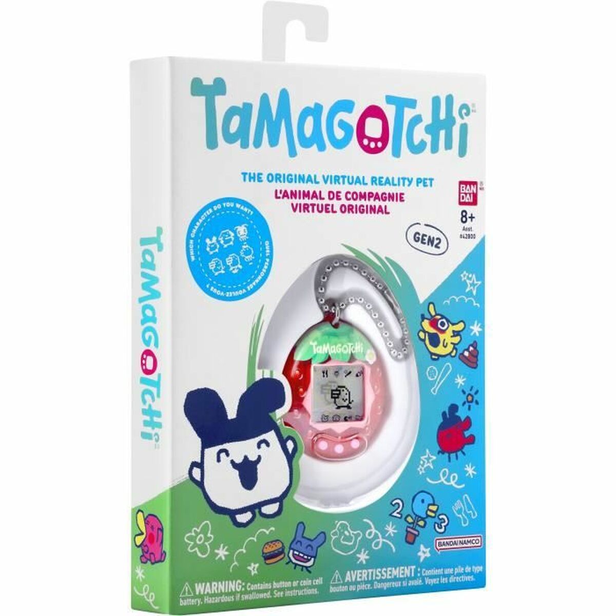 Animal de Companie Interactiv Tamagotchi Fresh Strawberry - Jucarii si jocuri, Jucării electronice