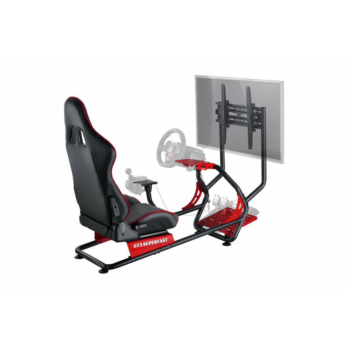 Scaun Gaming Oplite Negru - Acasă și bucătărie, Mobilă