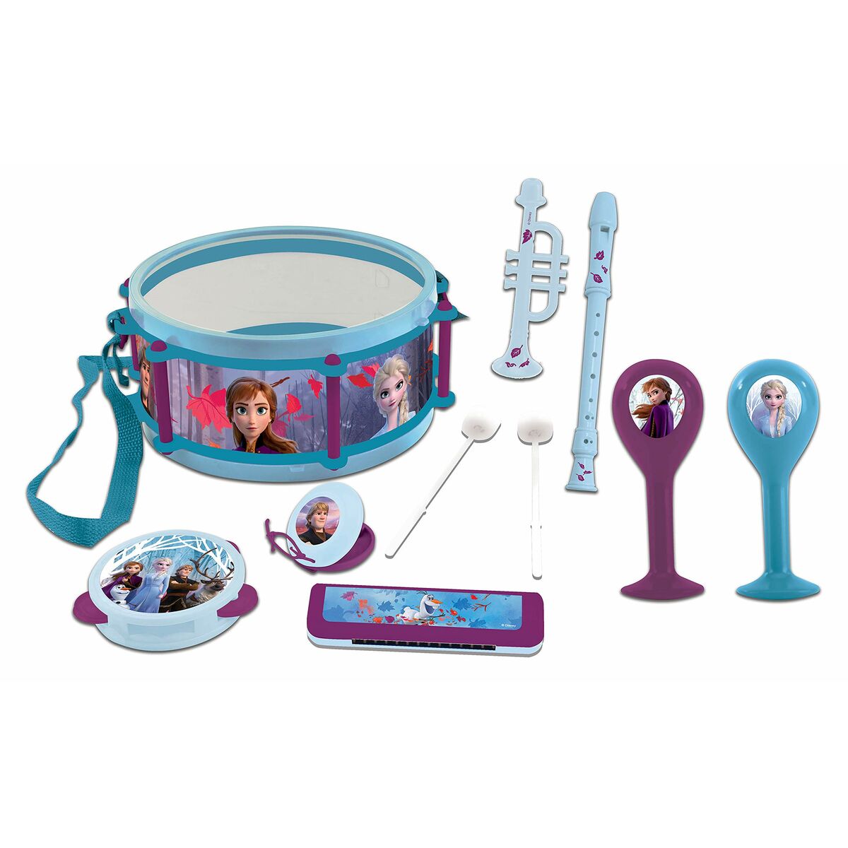 Jucărie Set de instrumente muzicale Lexibook Frozen Plastic 7 Piese - Jucarii si jocuri, Instrumente muzicale pentru copii
