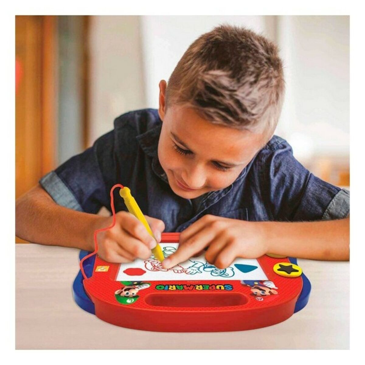 Tablă Magnetică cu Marker Super Mario Lexibook A5 - Jucarii si jocuri, Activități creative