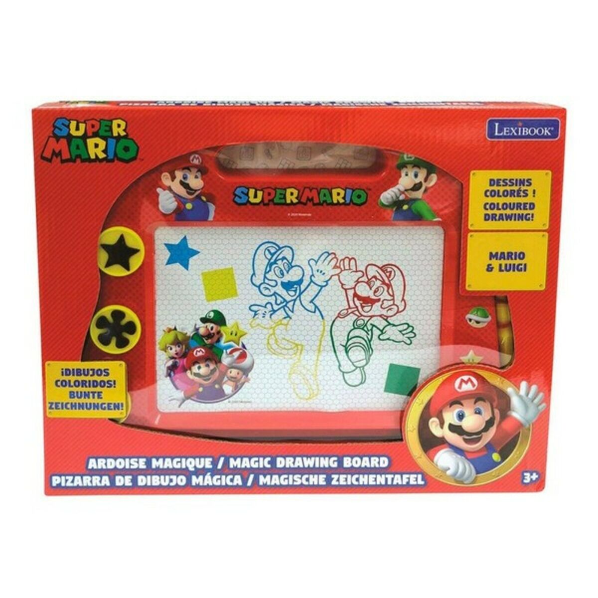 Tablă Magnetică cu Marker Super Mario Lexibook A5 - Jucarii si jocuri, Activități creative