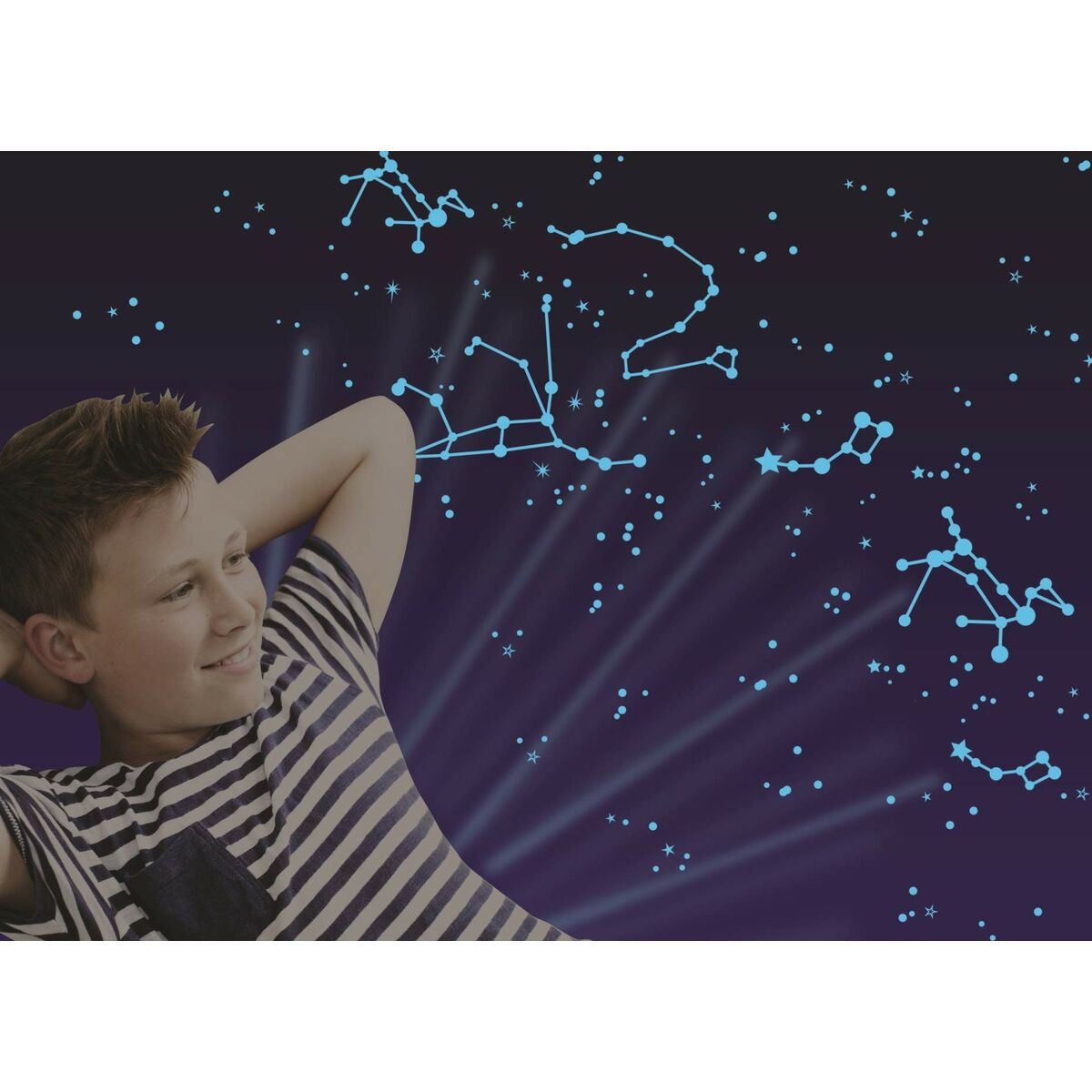 Proiector LED Galaxie Lexibook 360º Planetariu - Jucarii si jocuri, Învățare și educație