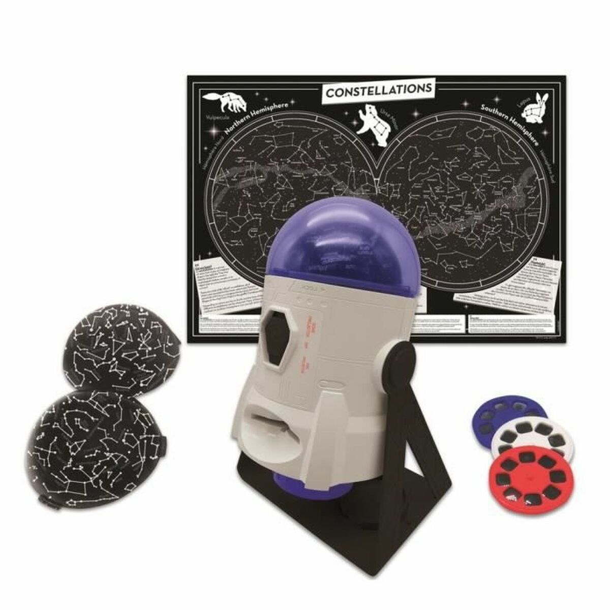 Proiector LED Galaxie Lexibook 360º Planetariu - Jucarii si jocuri, Învățare și educație