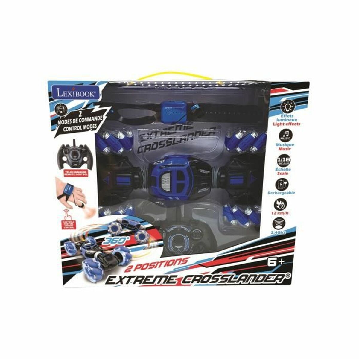 Vehicul Radio Control Lexibook Extreme Crosslander Toate tipurile de teren Brățară - Jucarii si jocuri, Vehicule