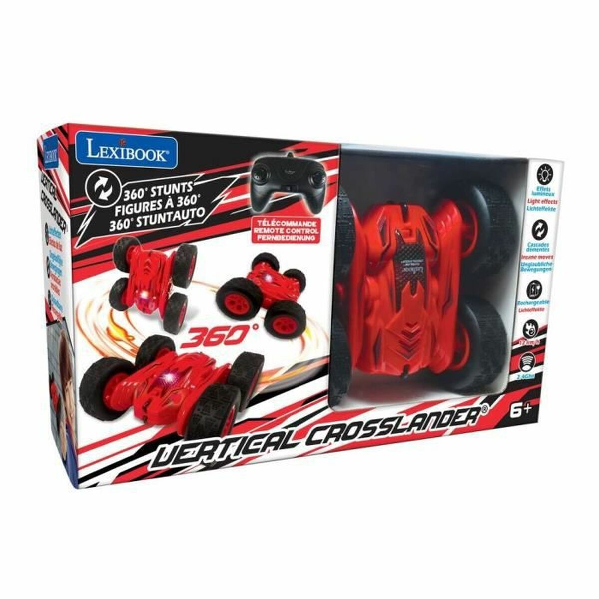 Mașină Radio Control Lexibook RC55 rouge - Jucarii si jocuri, Vehicule