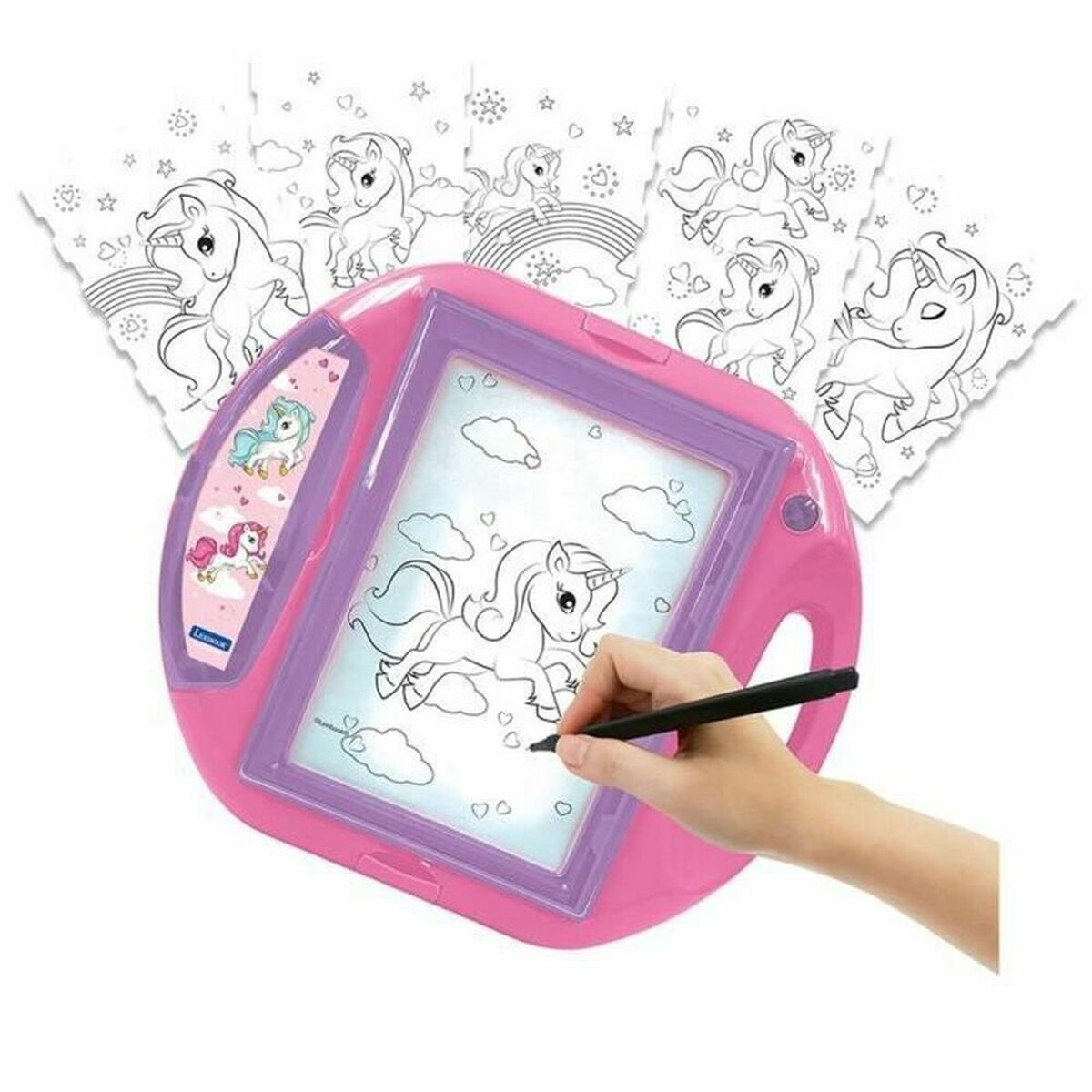 Set pentru desen Lexibook Unicorn Drawing Projector - Jucarii si jocuri, Activități creative
