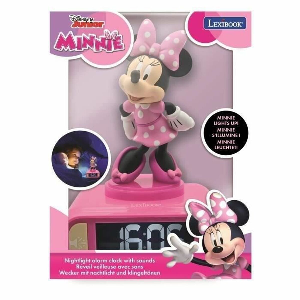 Ceas Deșteptător Lexibook Minnie - Jucarii si jocuri, Jucării electronice