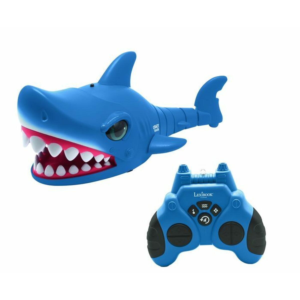 Mașină Teleghidată Lexibook RC Shark - Crazy Shark Albastru Multicolor - Jucarii si jocuri, Vehicule