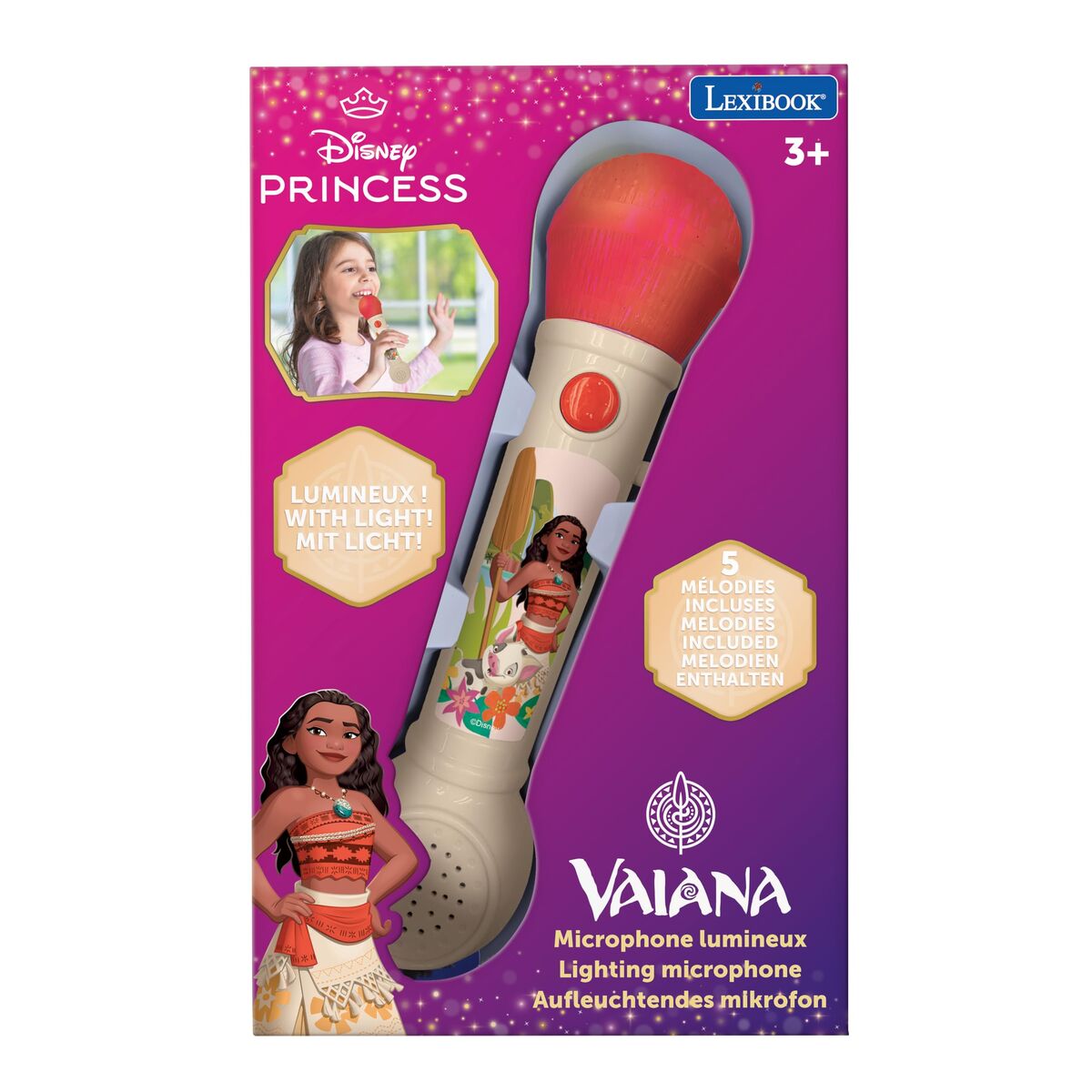 Microfon Karaoke Vaiana - Jucarii si jocuri, Jucării electronice