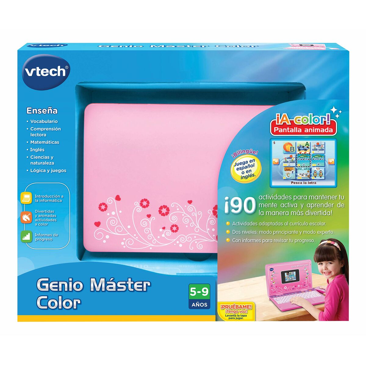 Laptop jucărie Vtech 80-133867-122 Roz - Jucarii si jocuri, Jucării electronice