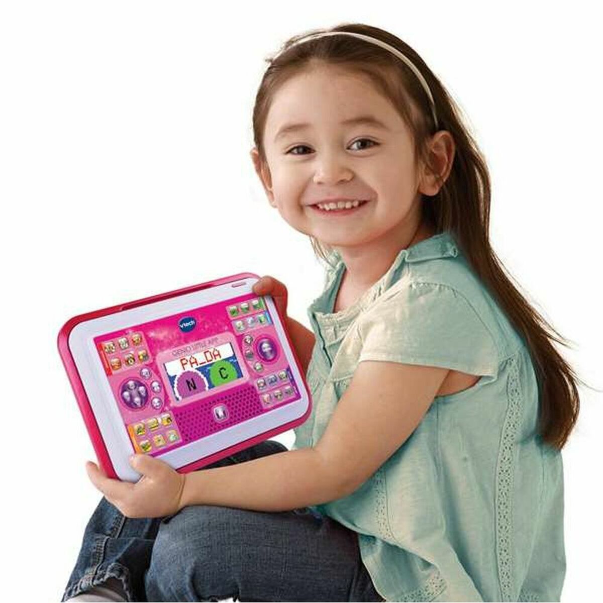 Laptop jucărie Vtech Little App ES 18 x 26 x 4 cm Roz - Jucarii si jocuri, Jucării electronice