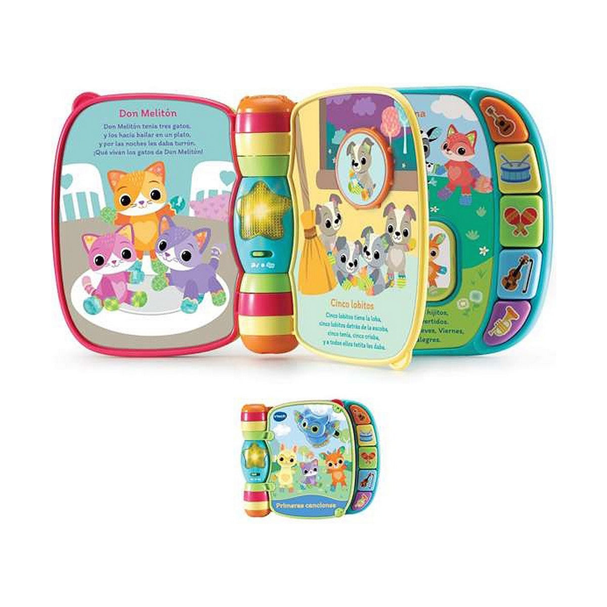 Jucărie pentru copii Vtech Libro musical primeras canciones. 19 x 22 x 4 cm - Bebelus, Jucăriile copilăriei timpurii