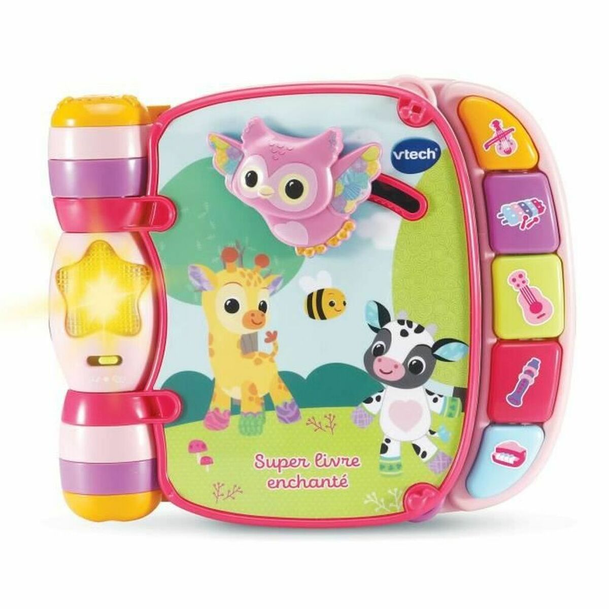 Cartea interactivă pentru copii Vtech Baby Super Enchanted Book of Baby Kitties - Bebelus, Jucăriile copilăriei timpurii