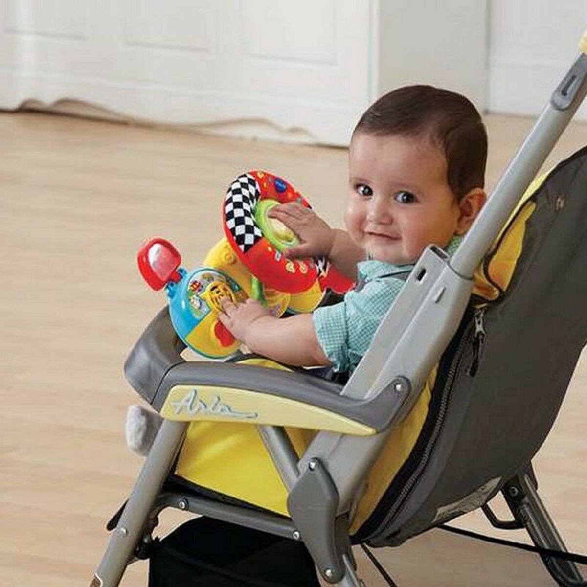 Volan pentru cărucior Vtech Sunet Lumină (Es) - Bebelus, Jucăriile copilăriei timpurii