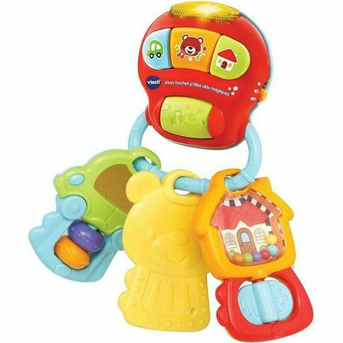 Jucărie muzicală Vtech Baby My Magic P'tites Key Rattle 1 Piese - Bebelus, Jucăriile copilăriei timpurii
