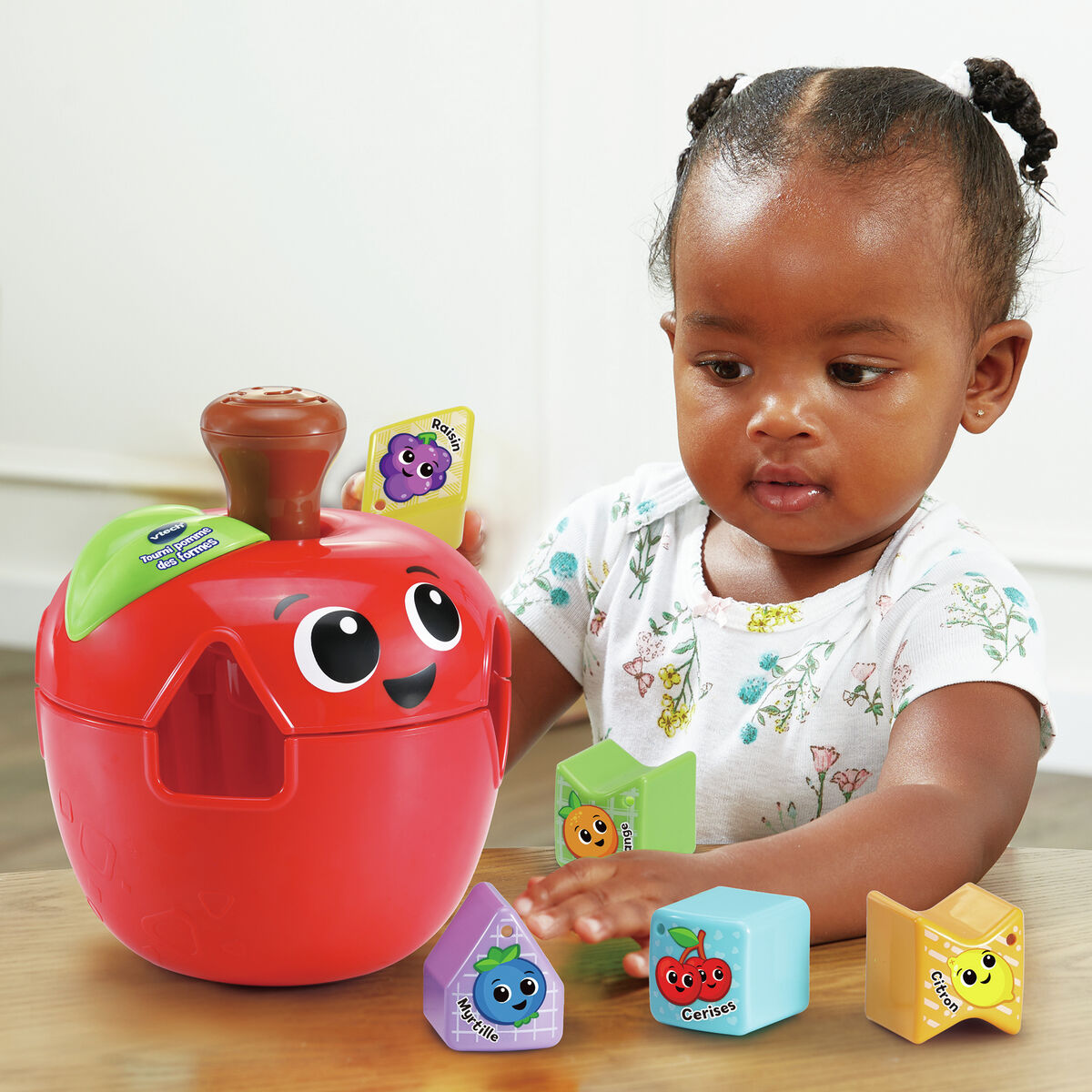 Jucărie interactivă pentru bebeluși Vtech Baby Tourni Pomme Des Formes - Bebelus, Jucăriile copilăriei timpurii
