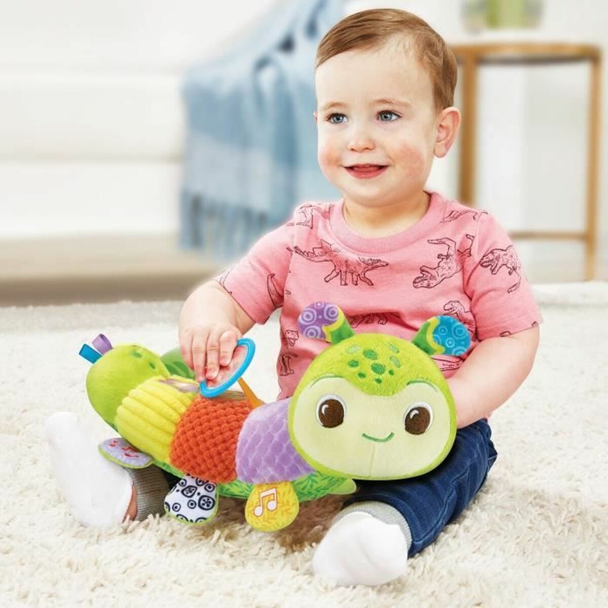 Jucărie educațională Vtech Baby Myrtille, ma lumi-chenille sensorielle (FR) - Bebelus, Jucăriile copilăriei timpurii