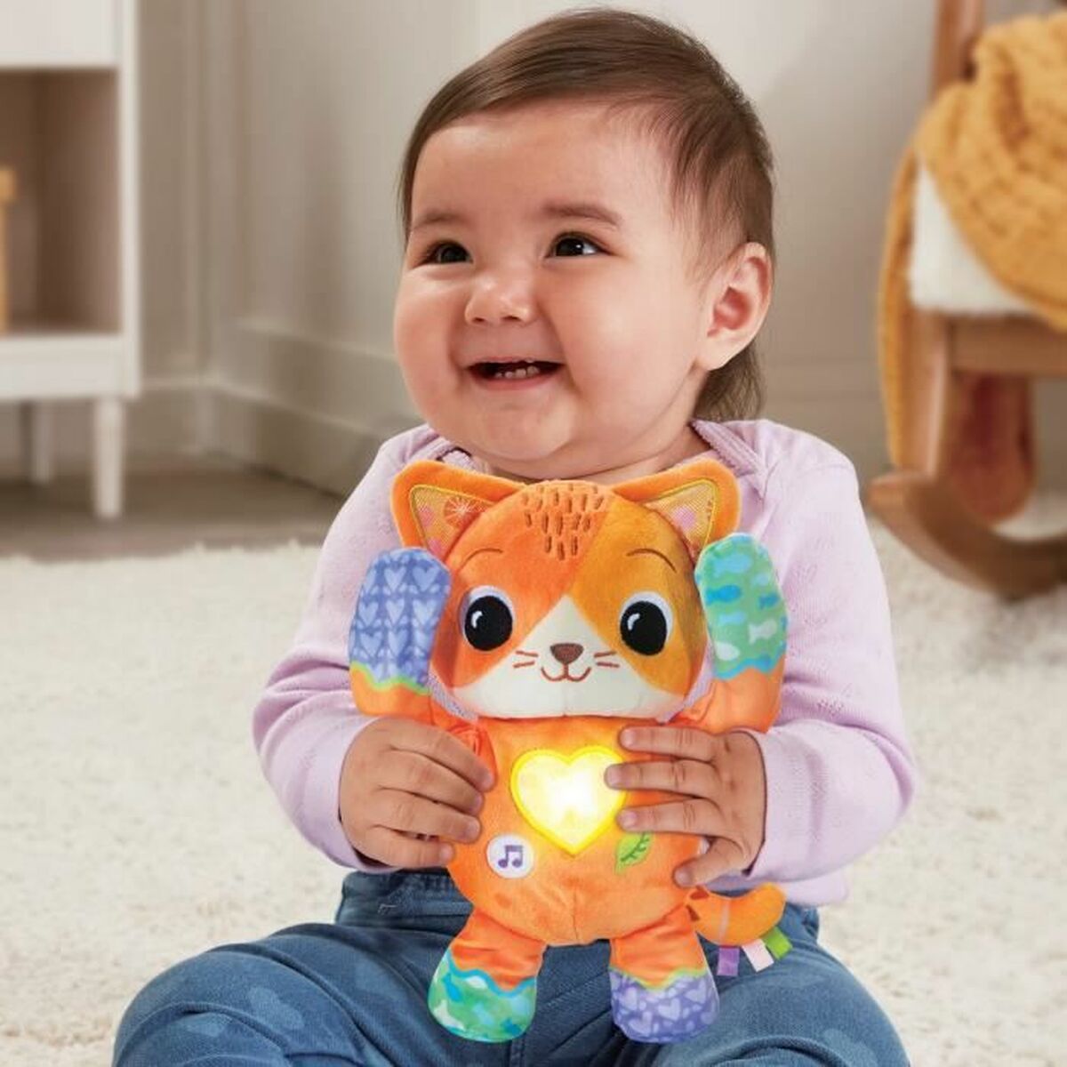 Jucărie educațională Vtech Baby Fripon cache-cahe chaton (FR) - Bebelus, Jucăriile copilăriei timpurii