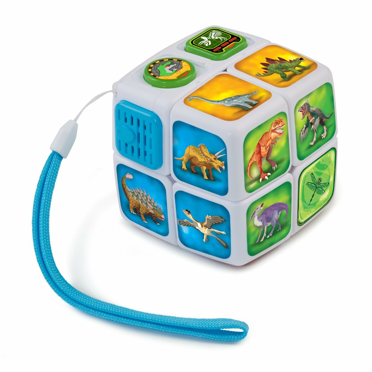Cub Rubik Vtech Dinoadventures 11,5 x 11,5 x 21,6 cm - Bebelus, Jucăriile copilăriei timpurii