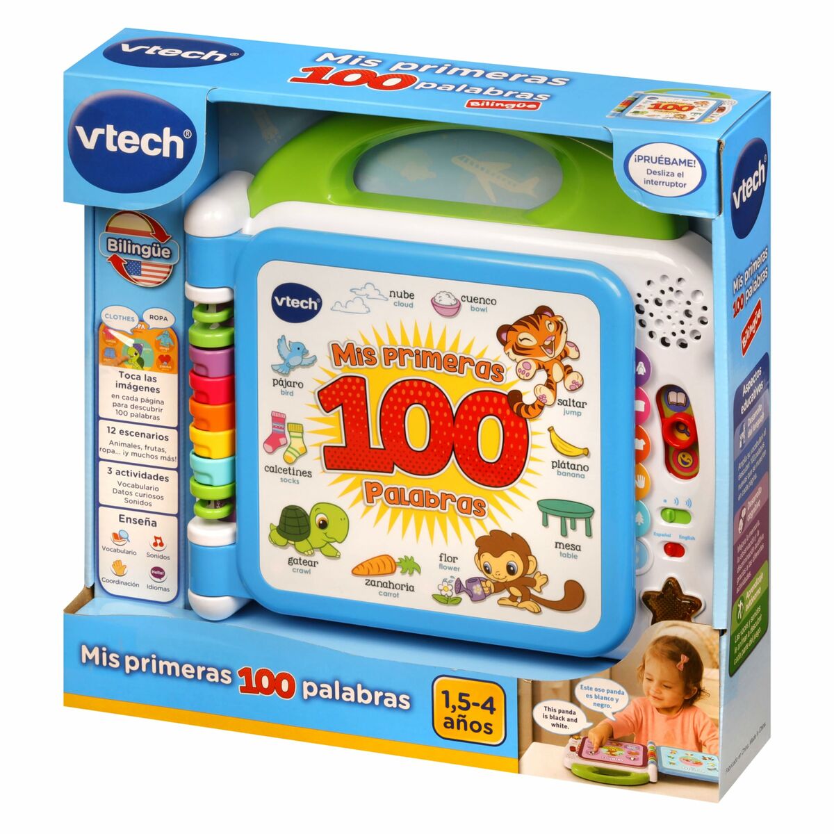 Cartea interactivă pentru copii Vtech Mis primeras 100 palabras - Bebelus, Jucăriile copilăriei timpurii