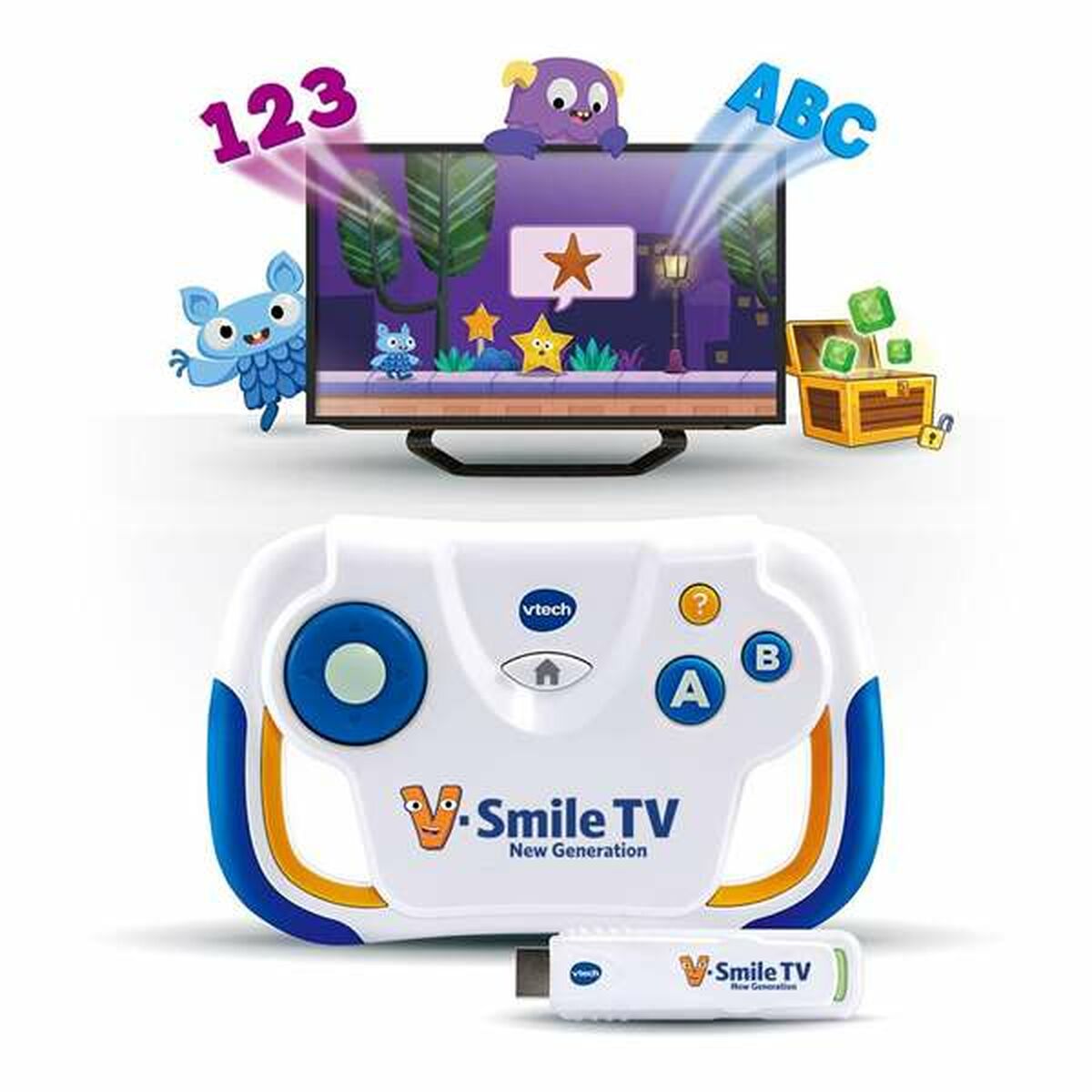 Consolă de Jocuri Portabilă Vtech V-Smile TV - Jucarii si jocuri, Jucării electronice