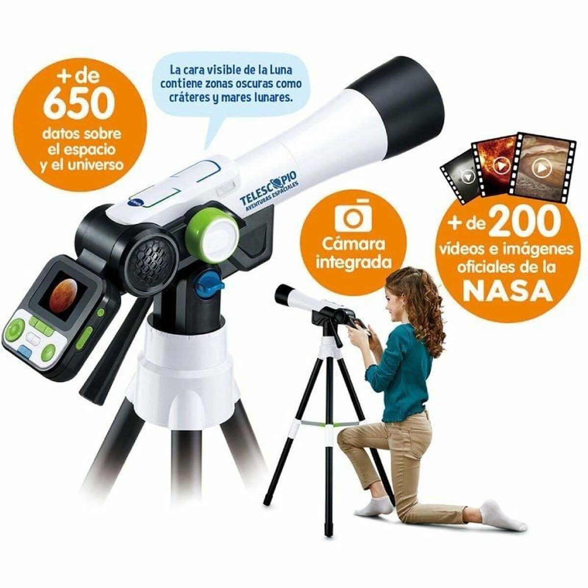 Telescop pentru copii Vtech 80-614522-022 - Jucarii si jocuri, Învățare și educație